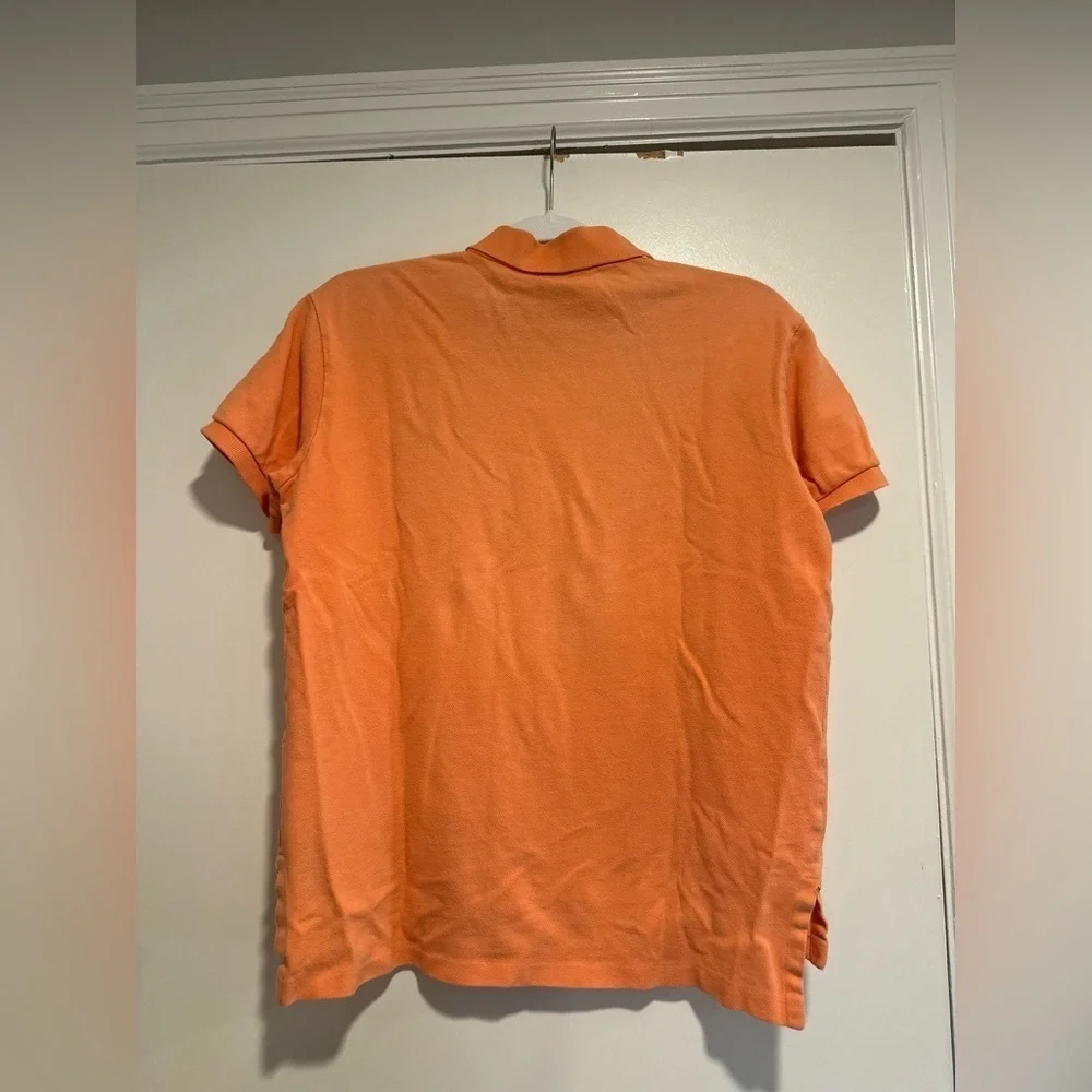 Vintage 90s Mens Size: M Classic Cotton Polo Ralph Lauren Shirt Orange